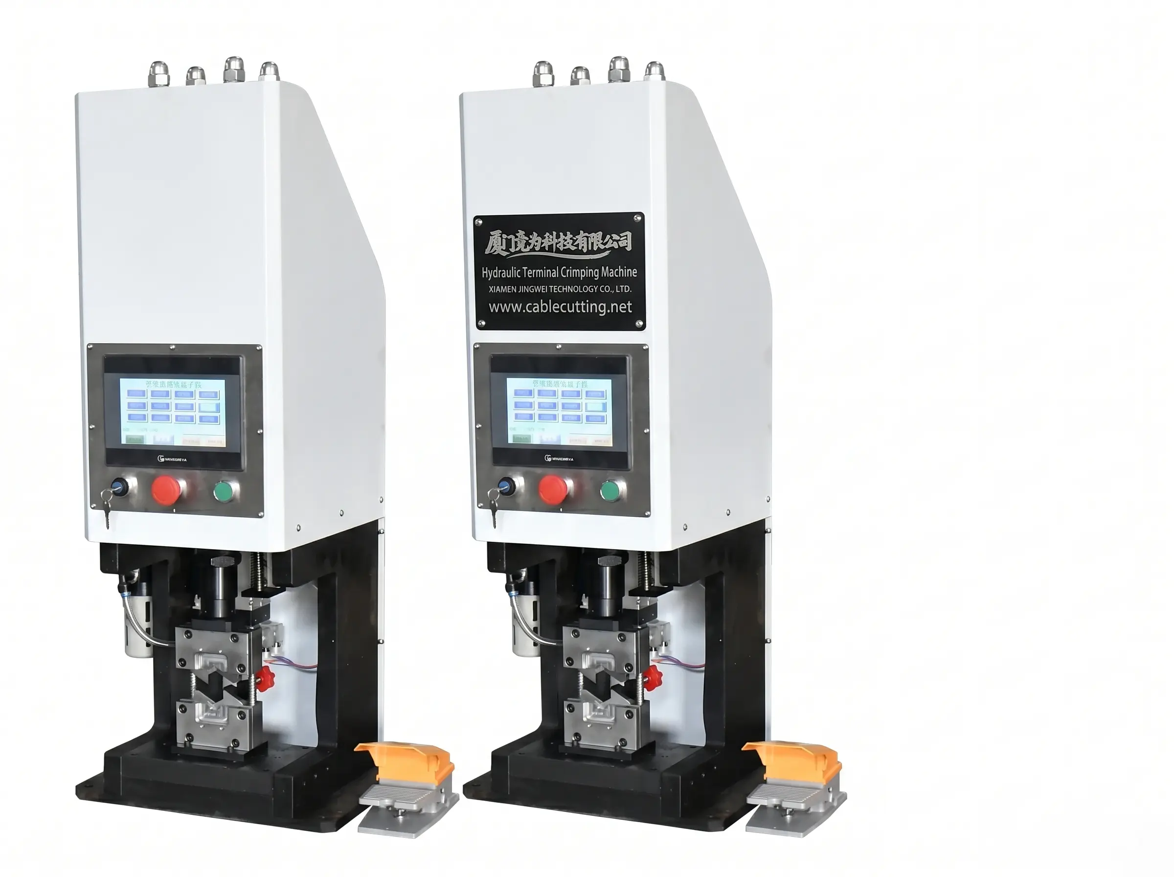 50T Hydraulic Terminal Crimping Machine WPM-50-T with Video Guide