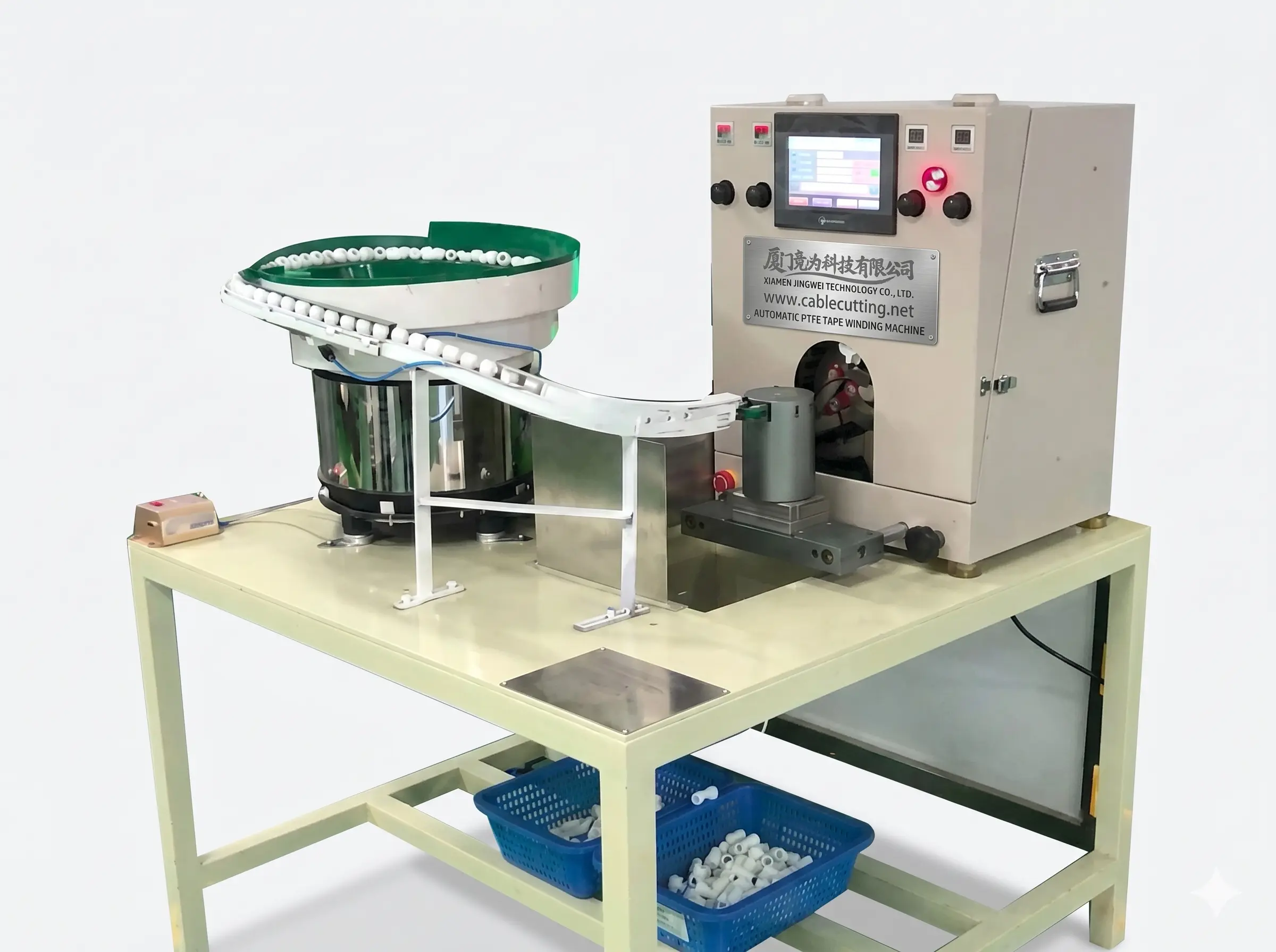 Auto PTFE Tape Wrapping Winding Machine WPM-13-10 with Video