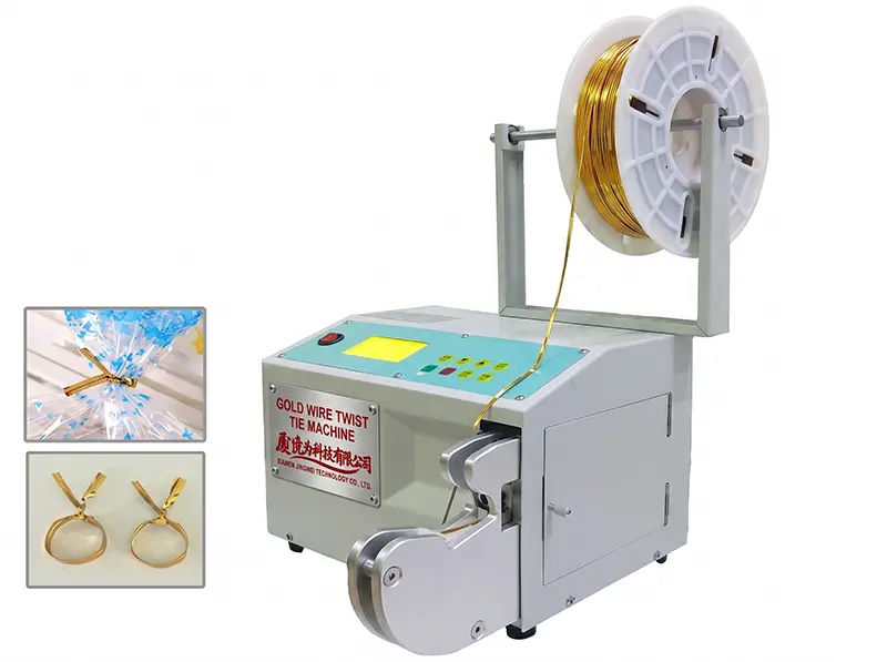 Gold Wire Twist Tie Machine WPM-GW Video | Automated Packaging