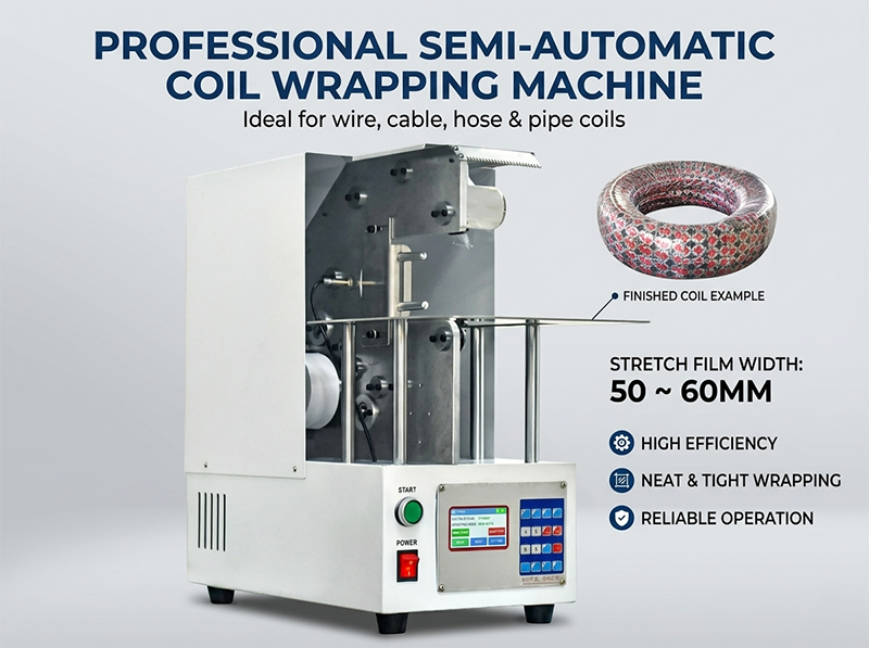 Semi-Auto Cable Wrapping Packer WPM-120-X