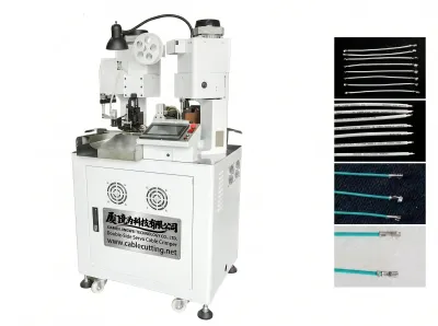 Double-Side Servo Cable Crimper - AWG10-28, 3800-4500pcs/h