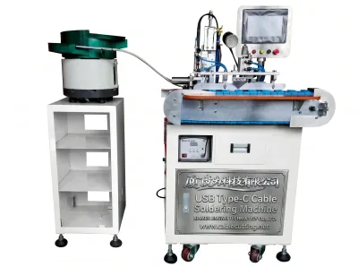 Automatic USB Type-C Cable Soldering Machine - 800-1200pcs/h