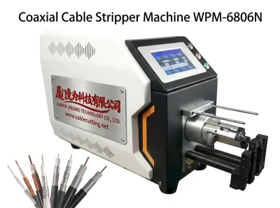 Semi-Automatic Servo Coaxial Cable Stripper Machine WPM-6806N - Coaxial Cable Stripper