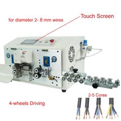 Double Round Multi-Core Wire Stripping & Cutting Machine (2-8mm) WPM-YHT6