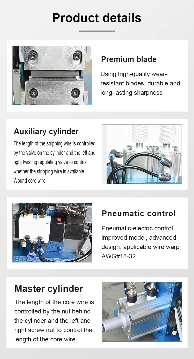 Wire stripper blad, vertical electric skinning blad, 3F core wire cutter blad, pneumatic skinning machine blade