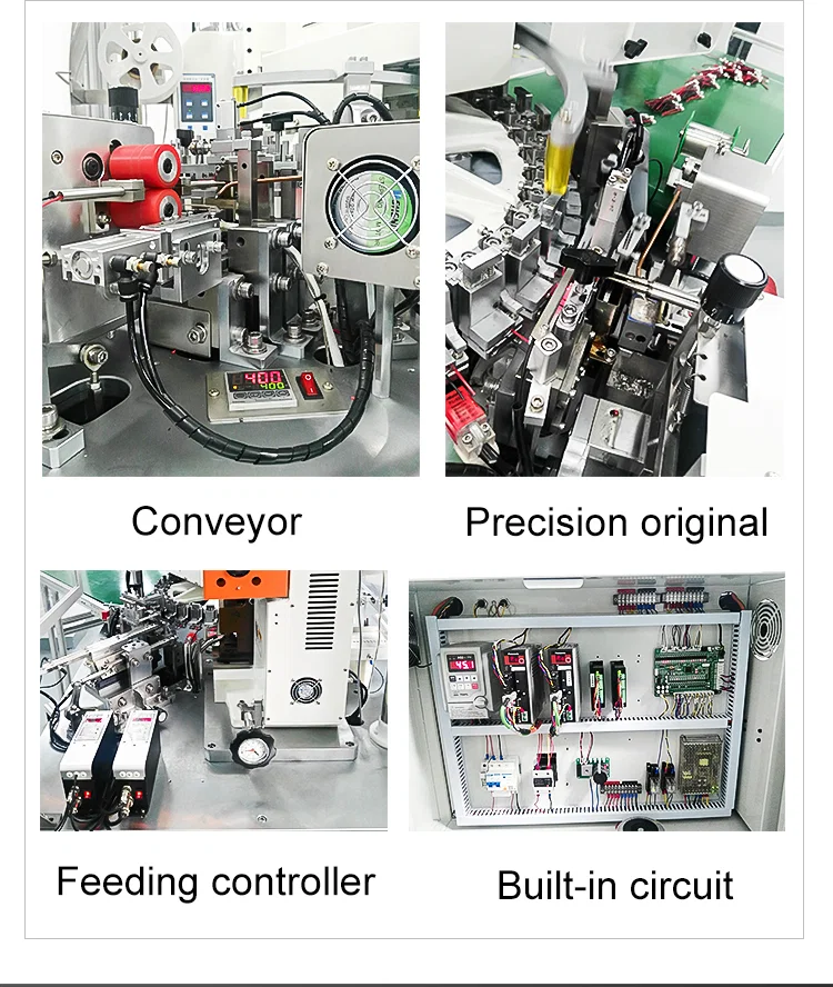  Fully automatic 2P parallel wire single head dipping tin through shell terminal machine. wire insert plastic plug machine, View Parallel wire insert shell plug machine 