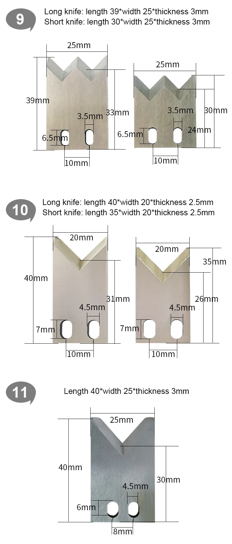 Wire Stripping Blades,Wire Cutting Machine Knife,Cable Cut Knife