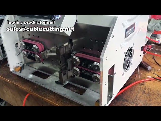 Automatic Electric Wire Stripping Machine for Coaxial Cable Processing