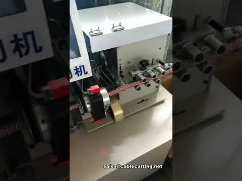 Automatic wire harness taping machine, with cutting function