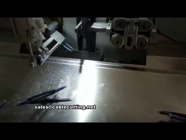 Automatic cable wire cutting stripping crimping Machine, twisting crimping and tinning