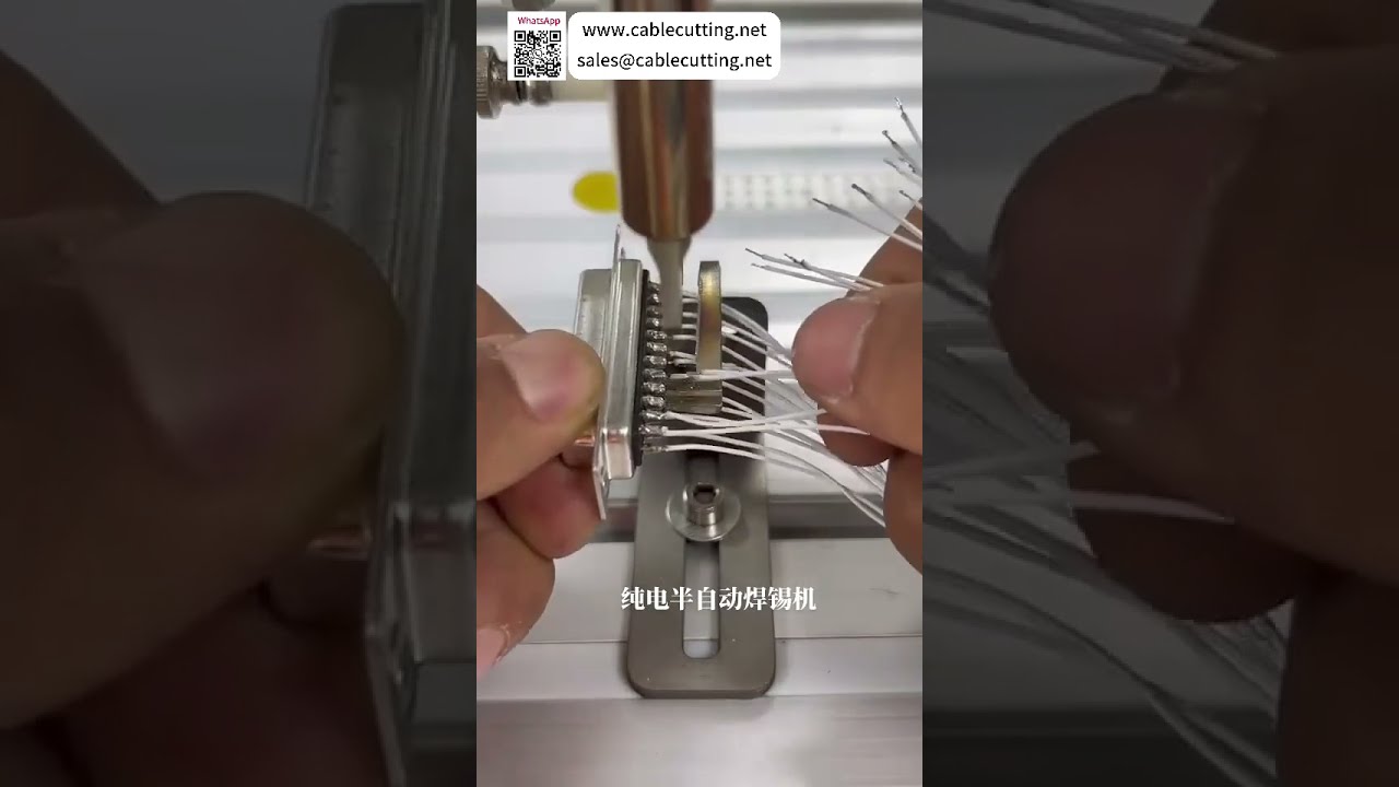 Fully Electric Semi Automatic Soldering Machine For Easy Operation By Beginners Wire Harness - Shorts