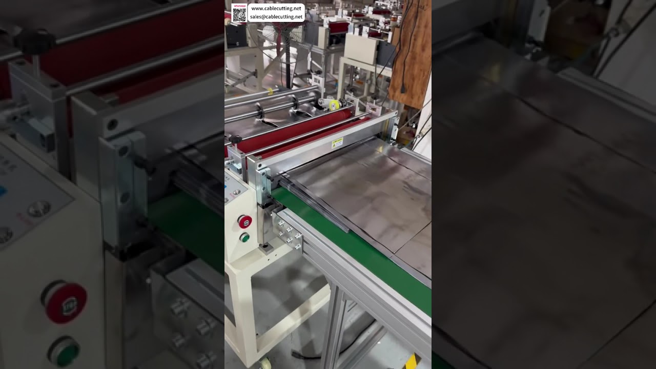 Heavy Duty Lead Sheet Rotary Slitting Machine Meter Counter Length Control Precise Operation