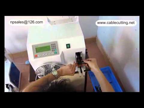 Automatic binding wire winding machine WPM 210 http://www.cablecutting.net/