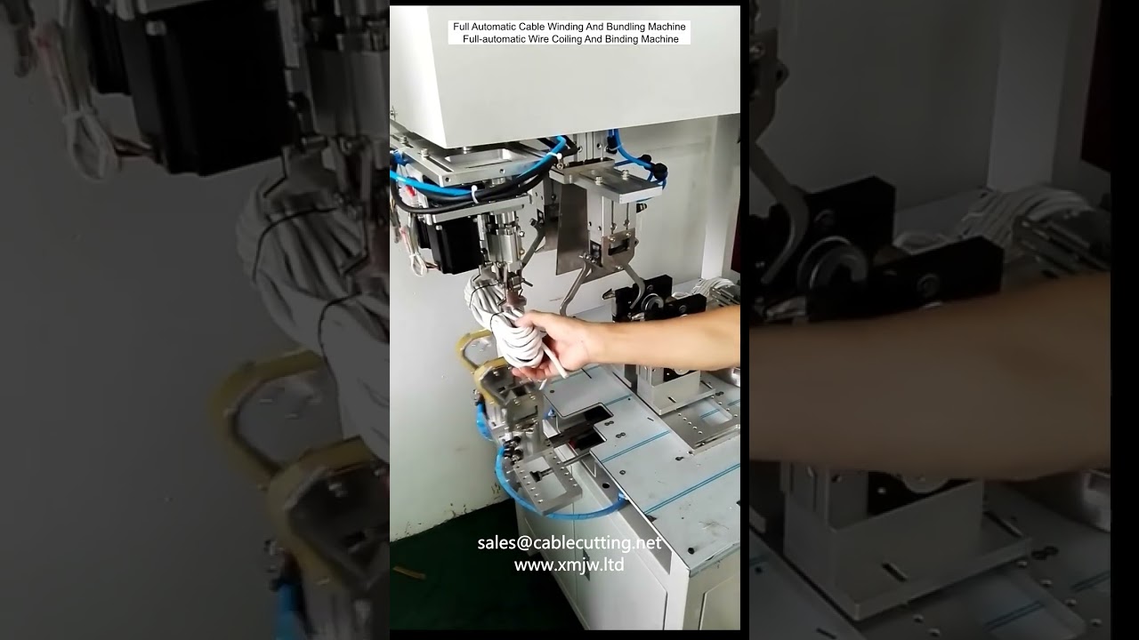 Full Automatic Cable Winding and Bundling Machine | Wire Coiling and Binding System