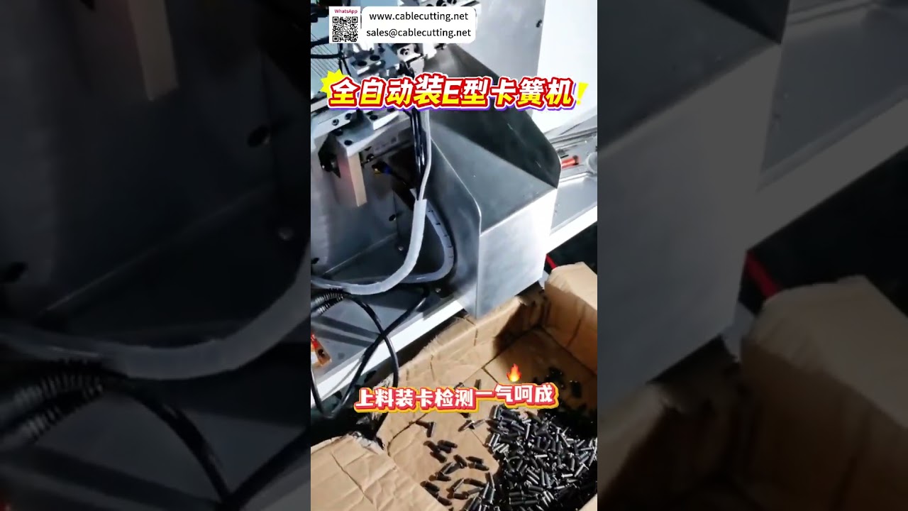 Fully Automatic E Type Circlip Assembly Machine High Efficiency Cost Saving Auto Equipment