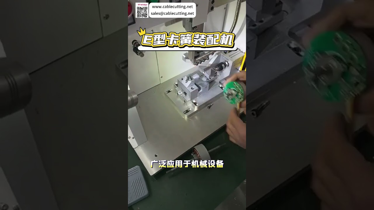 E Type Circlip Assembly Machine Manufacturer High Precision Automatic Production Machinery Line