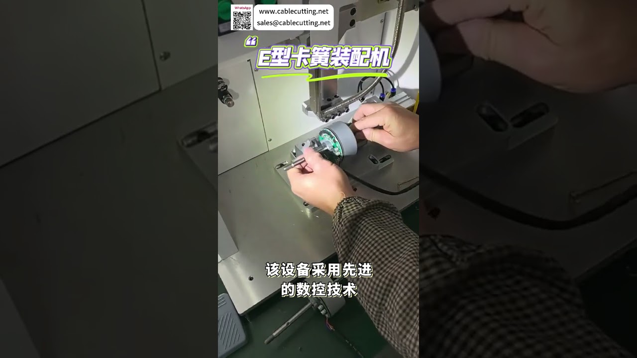 Heavy Duty E Type Circlip Assembly Machine Professional Automatic Production Equipment System - Shorts