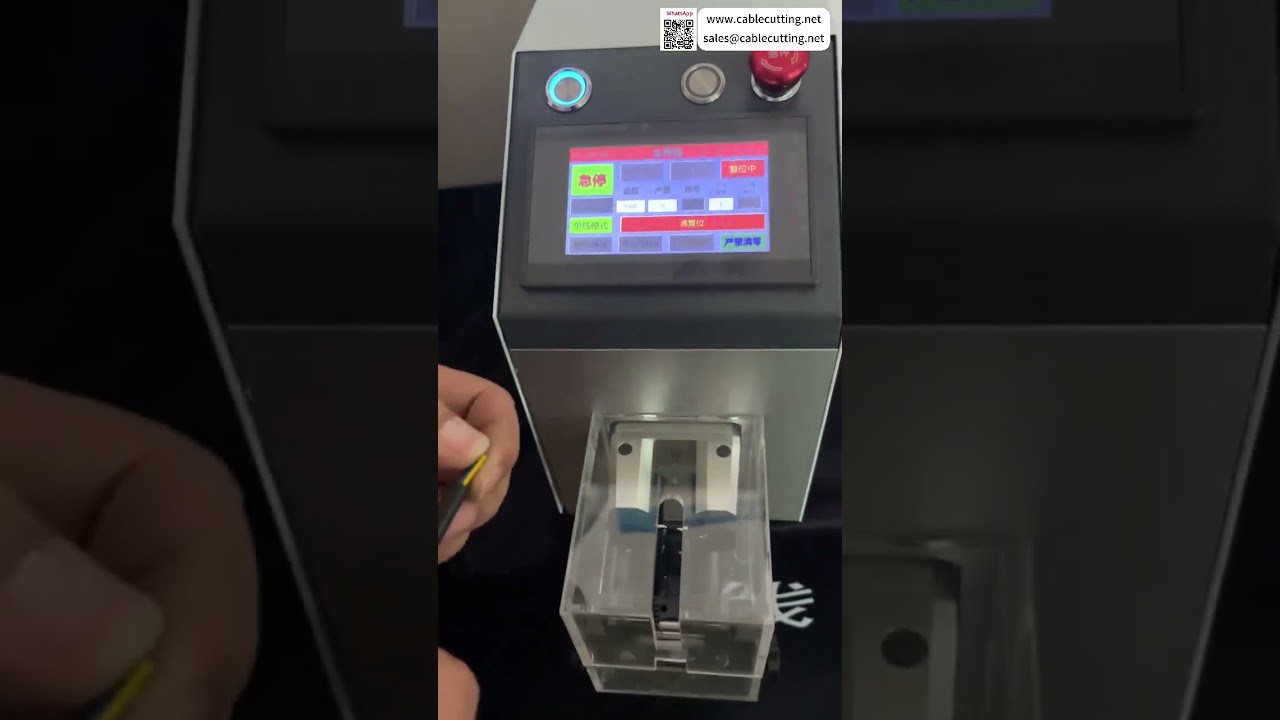 Pure Pneumatic Wire Peeling Machine Output Custom Settings Operations Automatic Process Ops