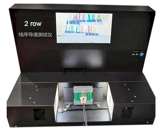 Double row housing wires color insertion sequence test machine WPM-8AB