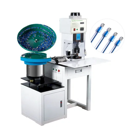 Loose Terminal Crimping Machine with Vibratory Feeder WPM-160